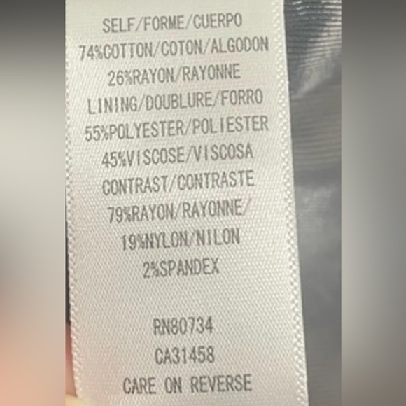 ♥️♥️ BCBG MAXAZRIA Woven Grey Plaid Jacket ♥️♥️ - Picture 6 of 6